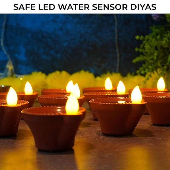 Jal Jyoti Diya Lights™ – No Flame, No Oil, Safe & Bright Festive Glow