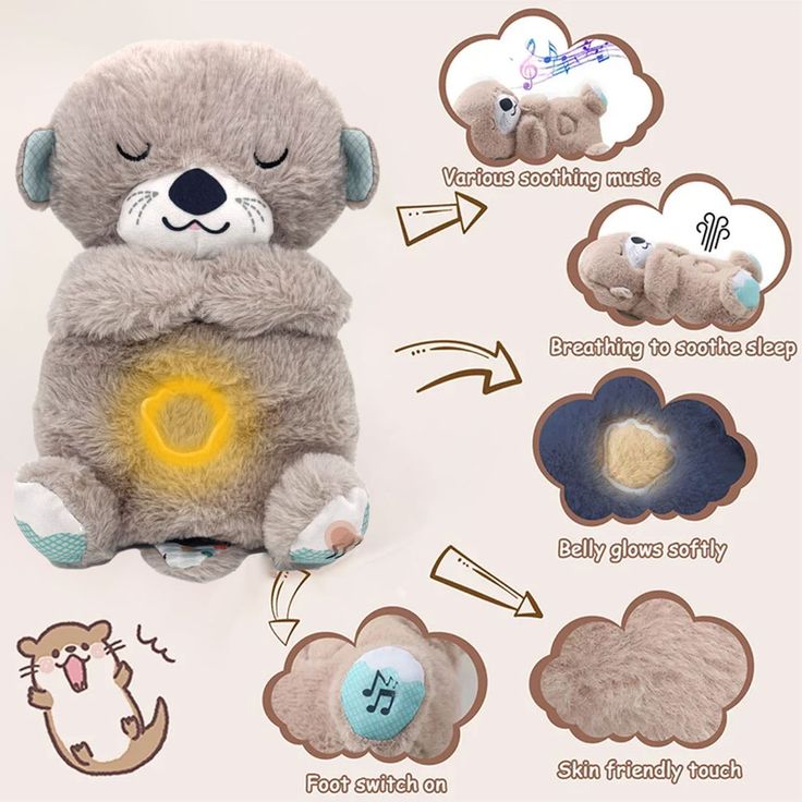 BreathTeddy™-with Soothing Music, Comfort Plush